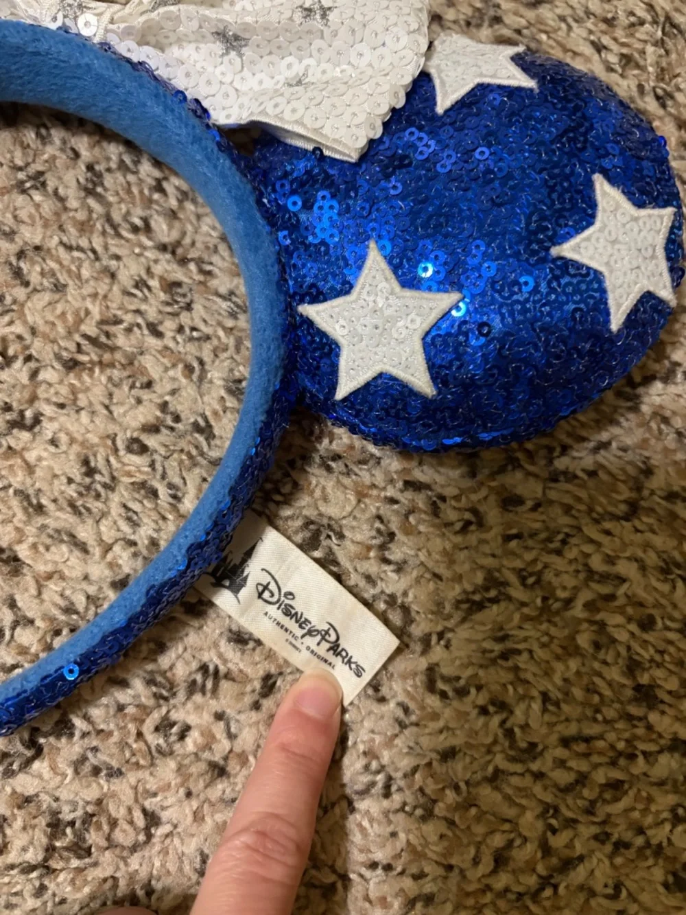 Americana Minnie Mouse Ears-Headband